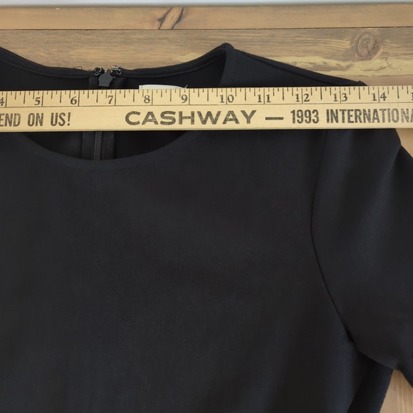 Aritzia Sunday Best Black Pleated Skater Style Mini Dress - Picture 12 of 14